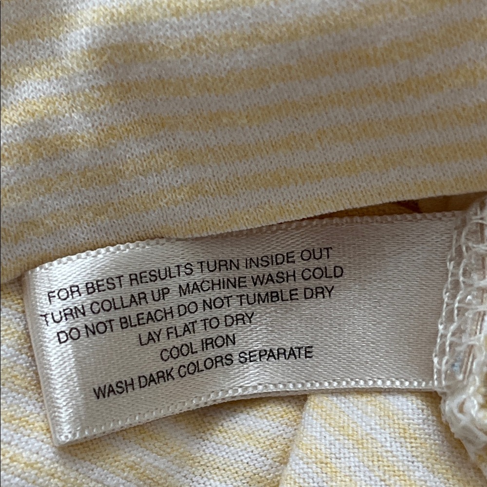 Cutter and Buck pale yellow short sleeve polo shirt size medium - Picture 14 of 15